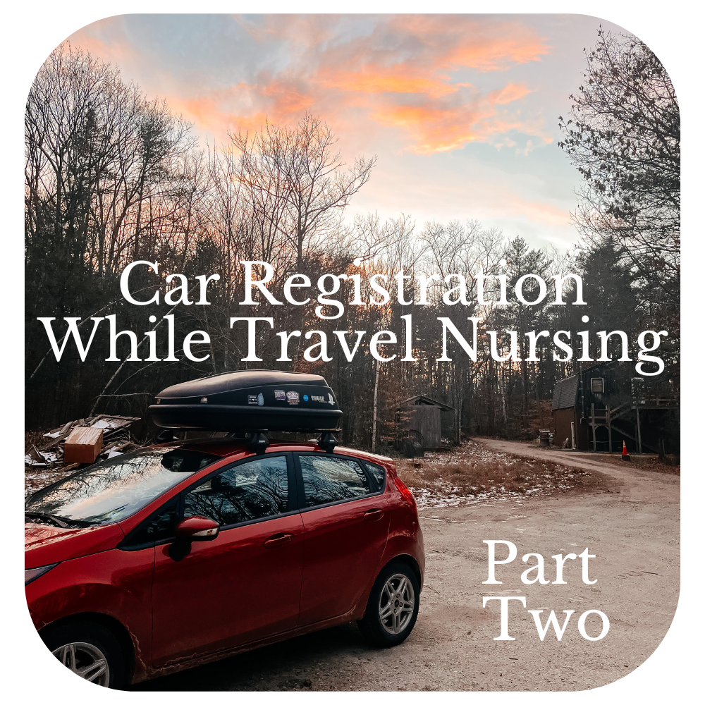 travel nurse car registration